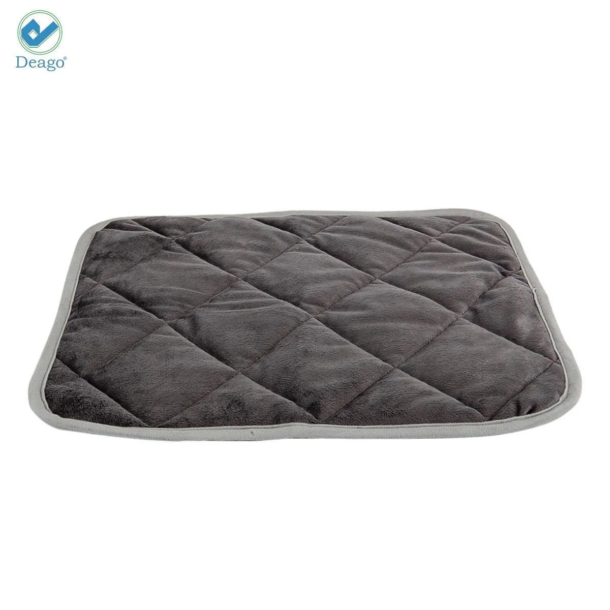 Self Heating Cat Dog Pad / Self-Warming Cat Dog Bed / Thermal Cat Mat for Outdoor and Indoor Pets (Gray, 22.8" X 34.7")