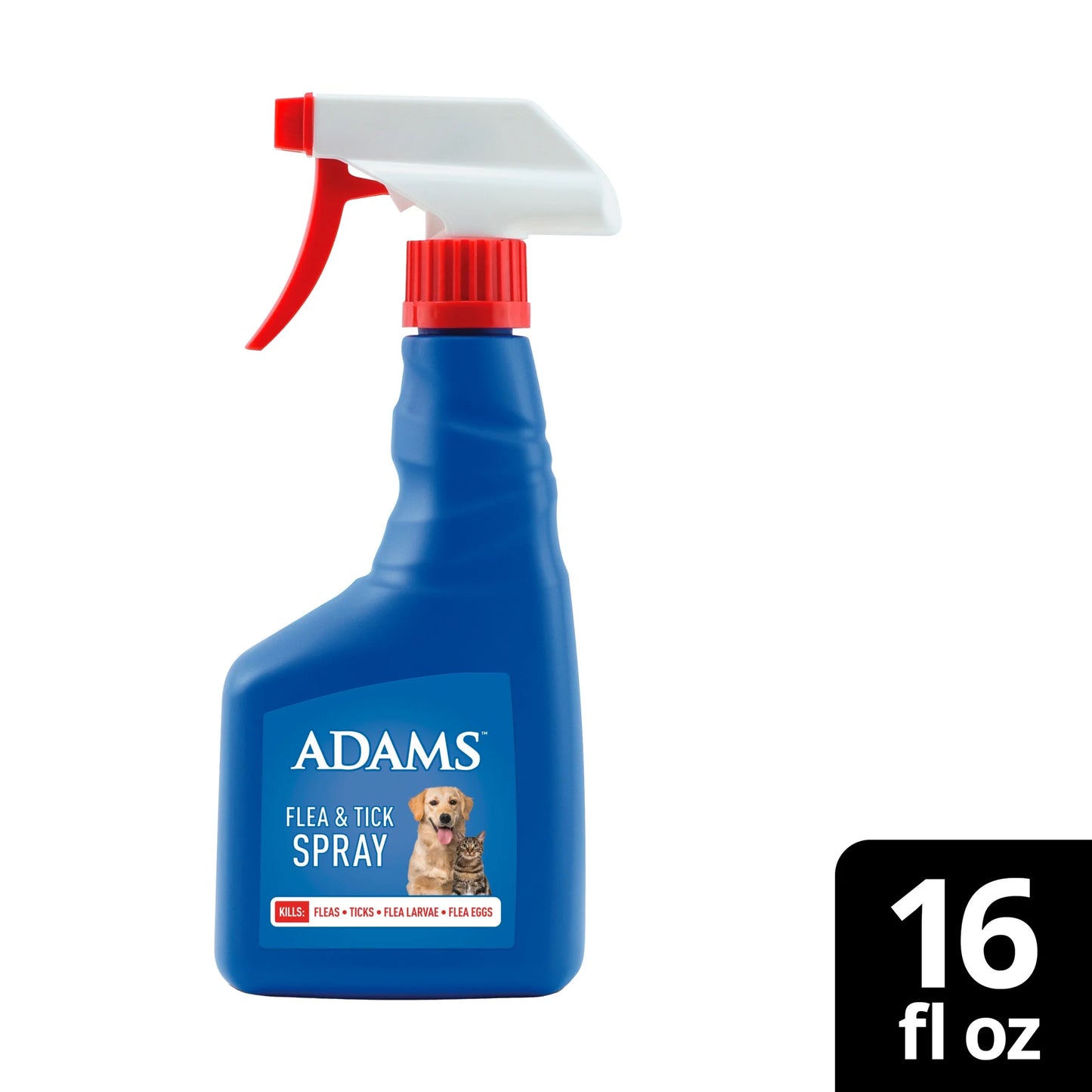 Flea & Tick Dog and Cat Spray, Kills Fleas and Ticks, Prevents Flea Infestations for up to 2 Months, Flea Treatment for Dogs, Cats, Puppies & Kittens, 16 Fl Oz